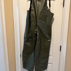Tingley outdoor wear Olive Green Waterproof overalls / coveralls